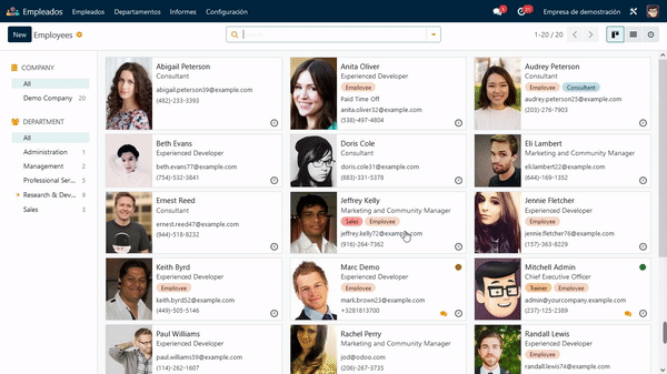 Empleados y recursos Humanos | EFixPro | Sistema Empleados y recursos Humanos | EFixPro | Sistema